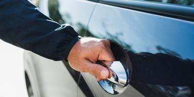 Hand opening car door